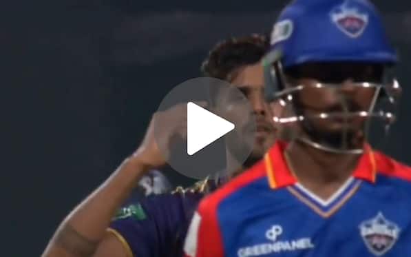 [Watch] Harshit Rana's Half-Hearted Flying Kiss To Avoid Penalty After Dismissing Porel